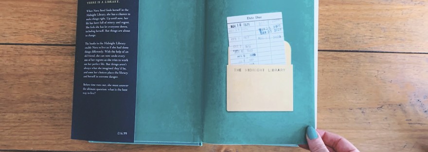 The Midnight Library by Matt Haig inside cover